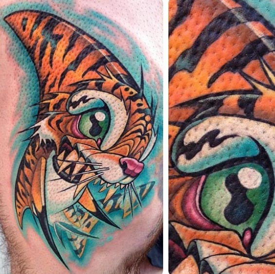 tatuaje tiburon tigre 42