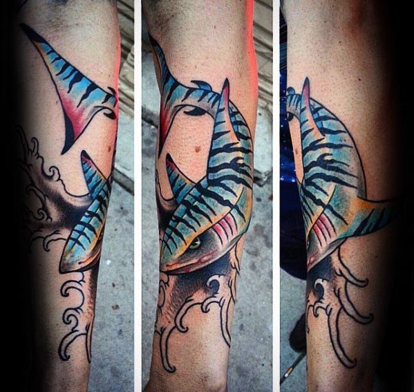 tatuaje tiburon tigre 58