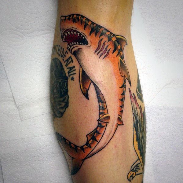 tatuaje tiburon tigre 72