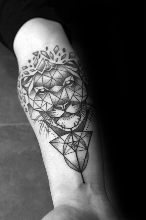 tatuaje tigre geometrico 88