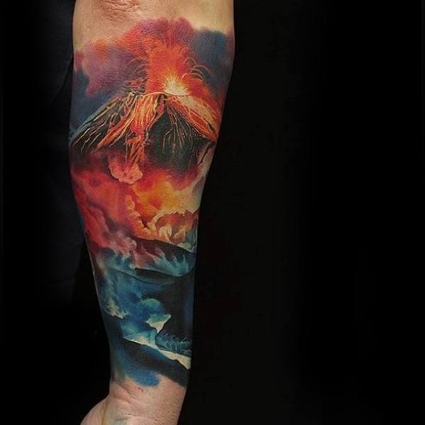 tatuaje volcan 16