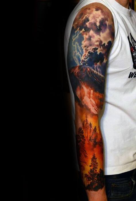 tatuaje volcan 34