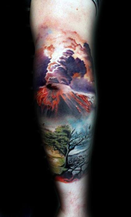 tatuaje volcan 98