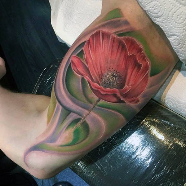tatuaje amapola 137