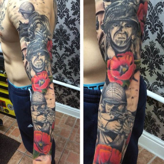 tatuaje amapola 289