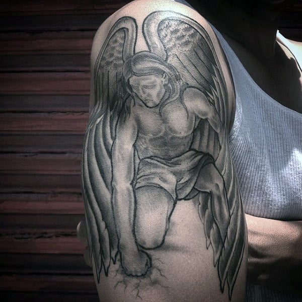 tatuaje angel de la guarda 13