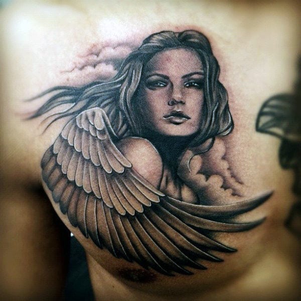 tatuaje angel de la guarda 161