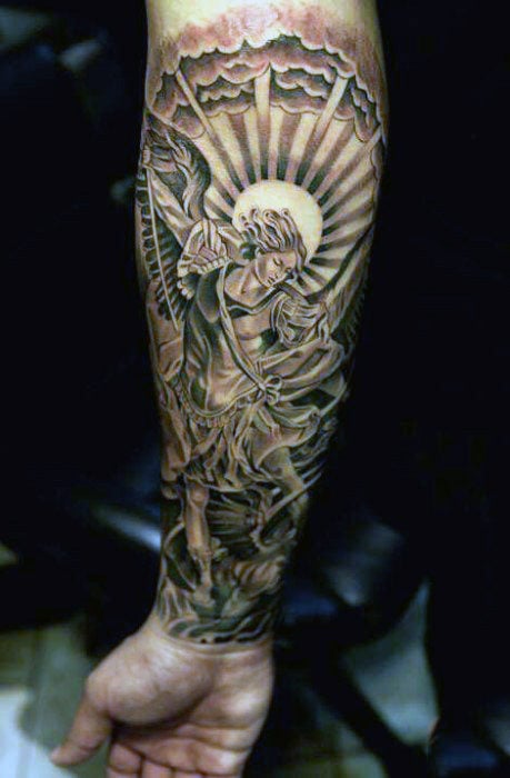 tatuaje angel de la guarda 169