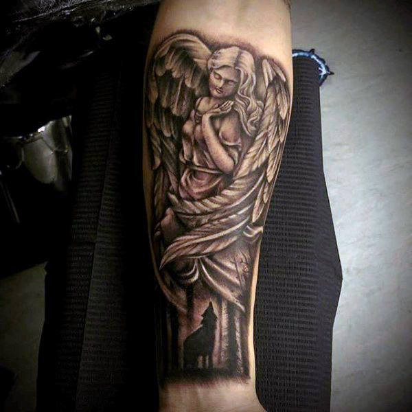 tatuaje angel de la guarda 225