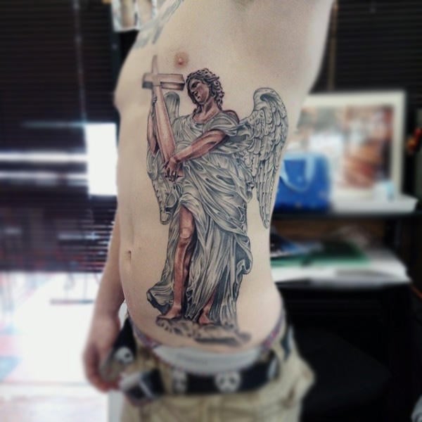 tatuaje angel de la guarda 321