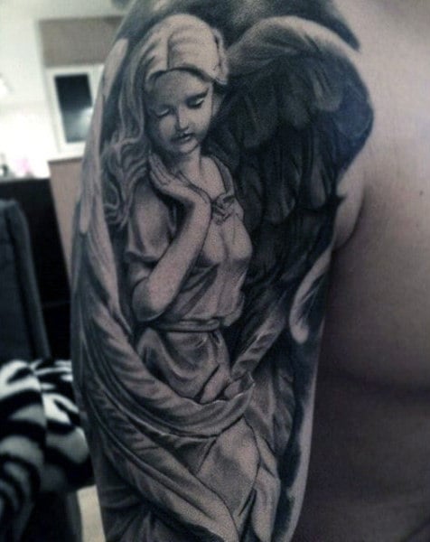 tatuaje angel de la guarda 49