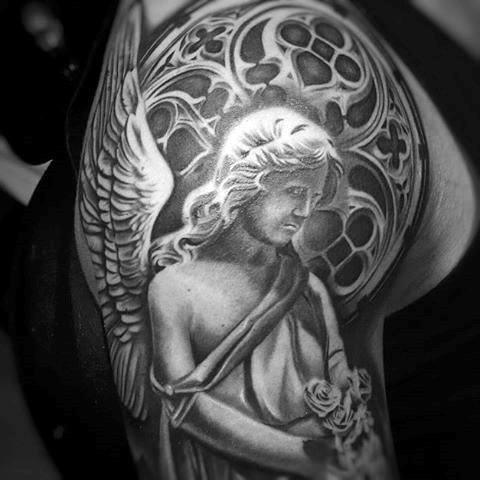 tatuaje angel de la guarda 73