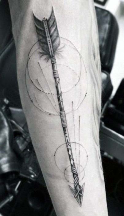 tatuaje arco flecha 33