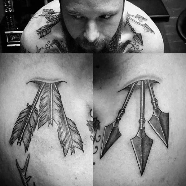 tatuaje arco flecha 93