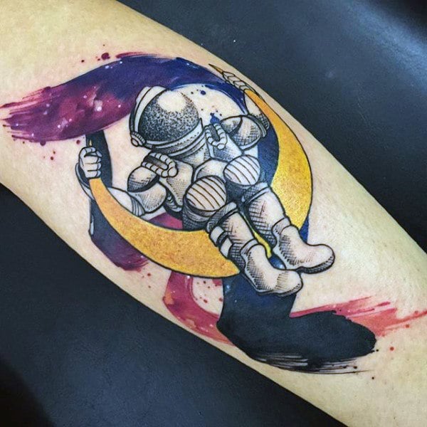 tatuaje astronauta astronomia 125