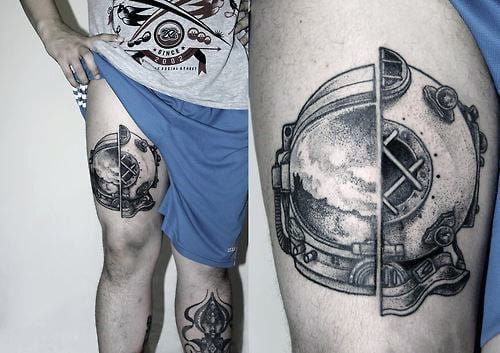 tatuaje astronauta astronomia 349