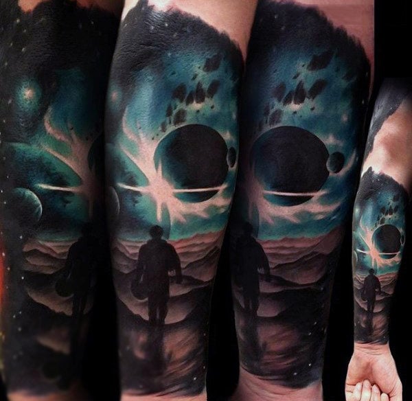 tatuaje astronauta astronomia 53