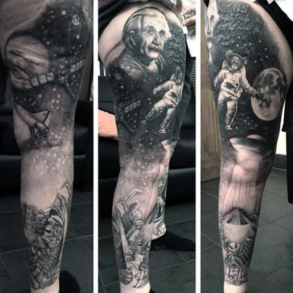tatuaje astronauta astronomia 61