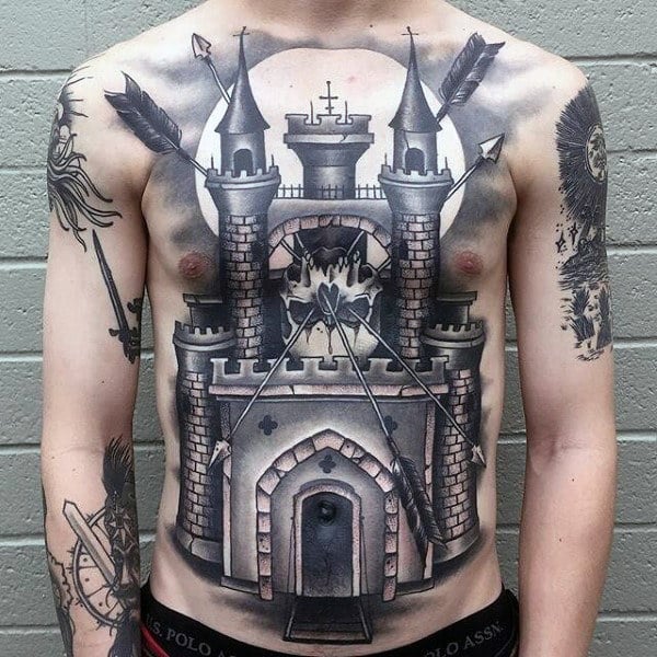 tatuaje castillo 125