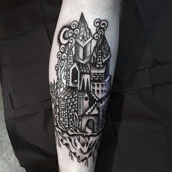 tatuaje castillo 157