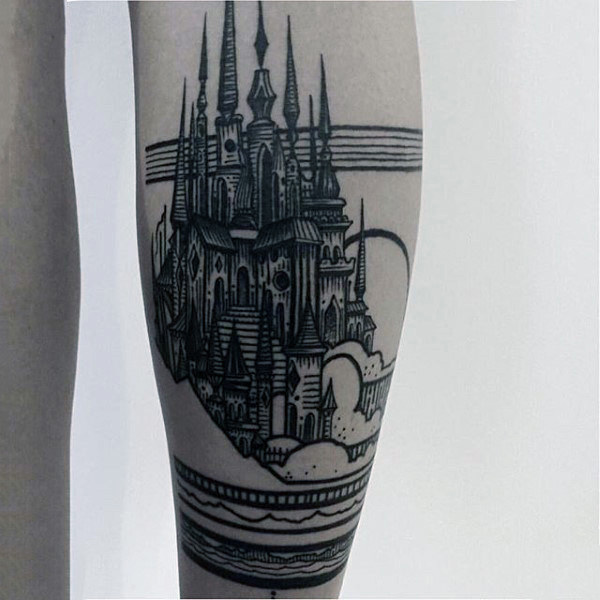 tatuaje castillo 197