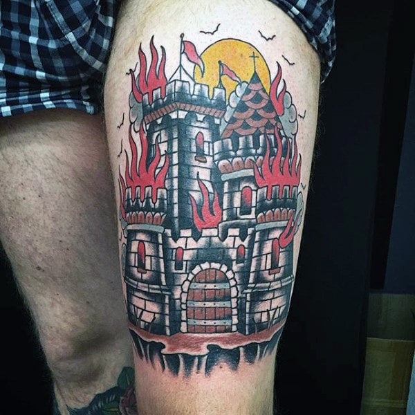 tatuaje castillo 257