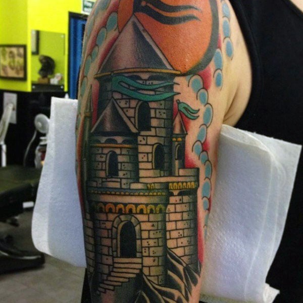 tatuaje castillo 277