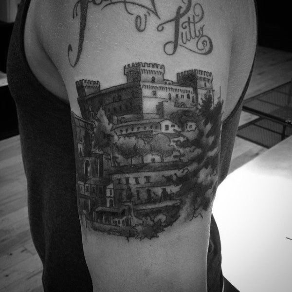 tatuaje castillo 49