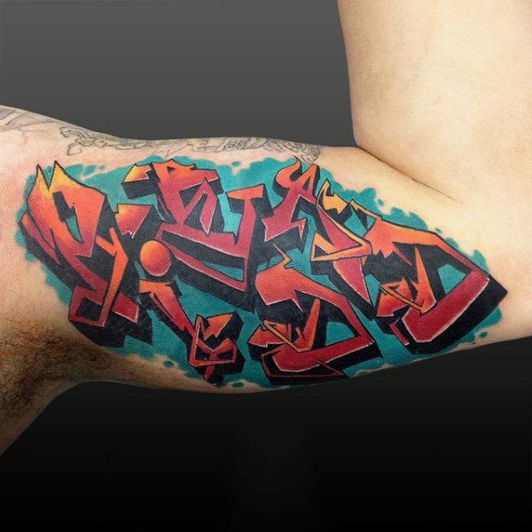 tatuaje graffiti 165