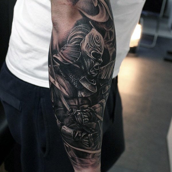 tatuaje guerrero 333