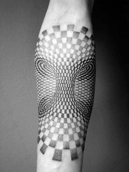 tatuaje ilusion optica 341
