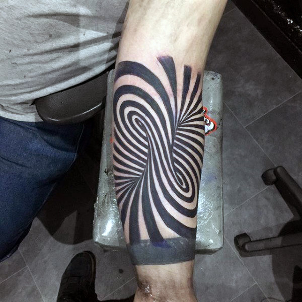 tatuaje ilusion optica 69