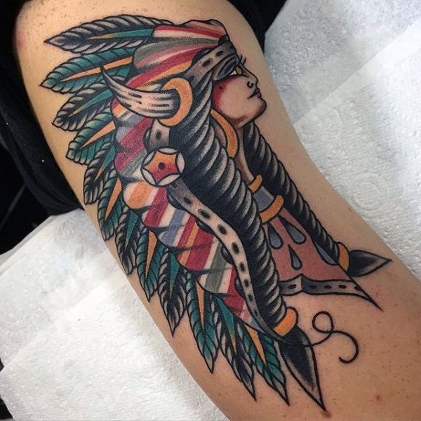 tatuaje indio americano 105