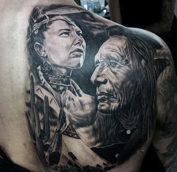 tatuaje indio americano 197