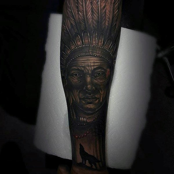 tatuaje indio americano 21