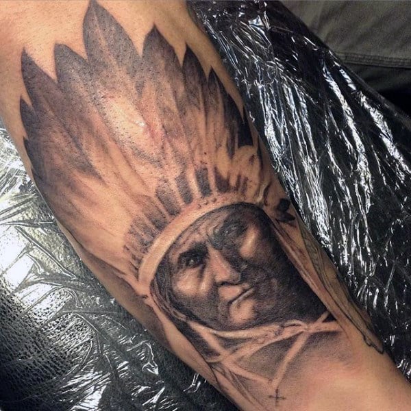 tatuaje indio americano 221