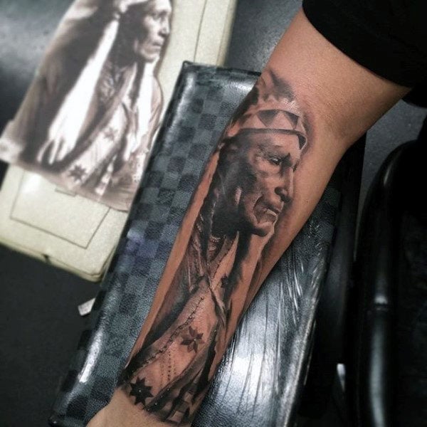 tatuaje indio americano 33