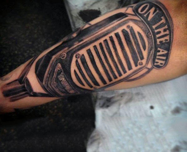 tatuaje microfono 249