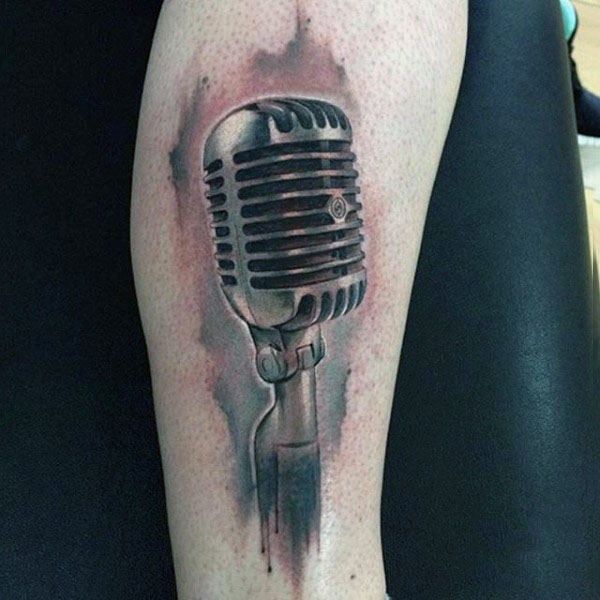 tatuaje microfono 281