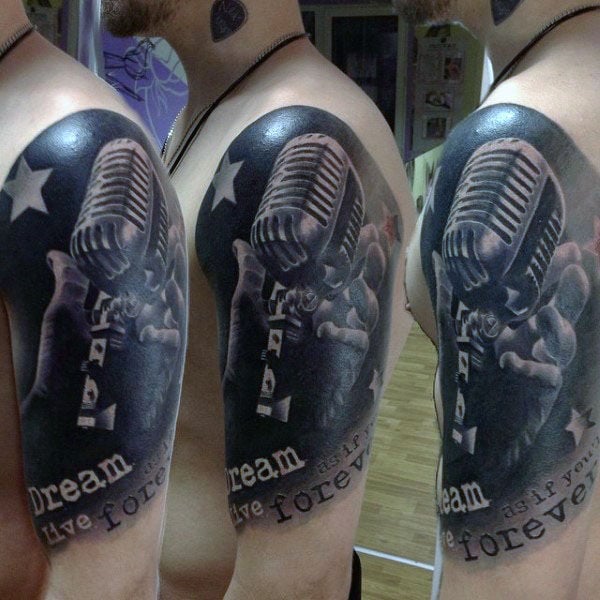 tatuaje microfono 297