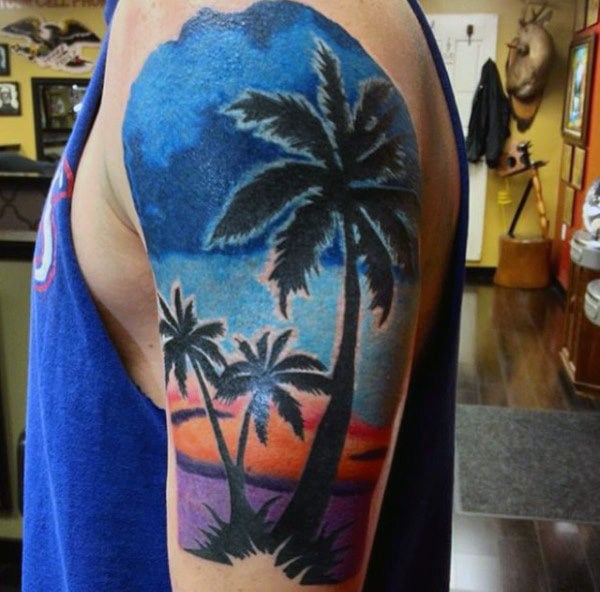 tatuaje palmera 25