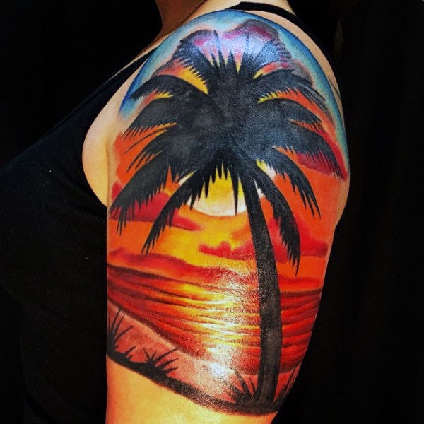 tatuaje palmera 341