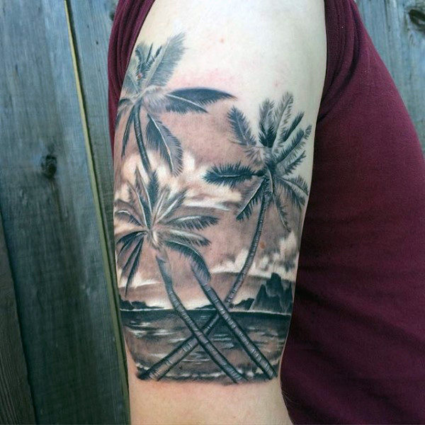 tatuaje palmera 369