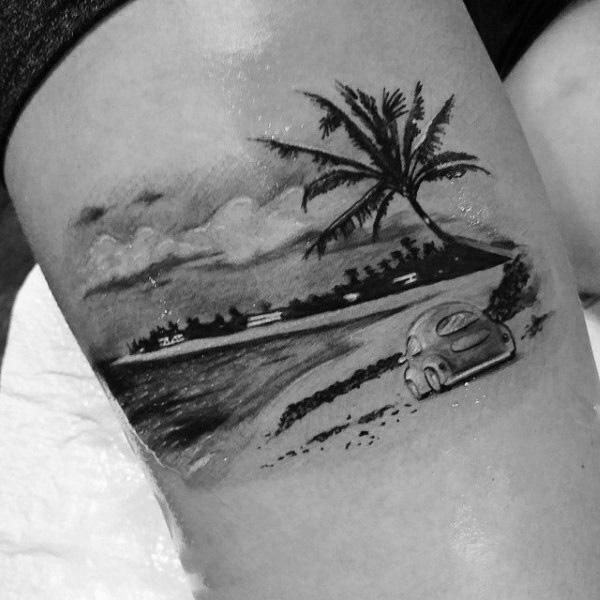 tatuaje palmera 69