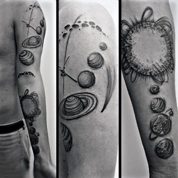 tatuaje sistema solar 109