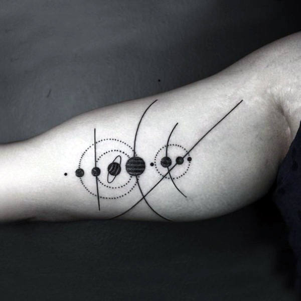 tatuaje sistema solar 17