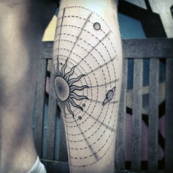 tatuaje sistema solar 21