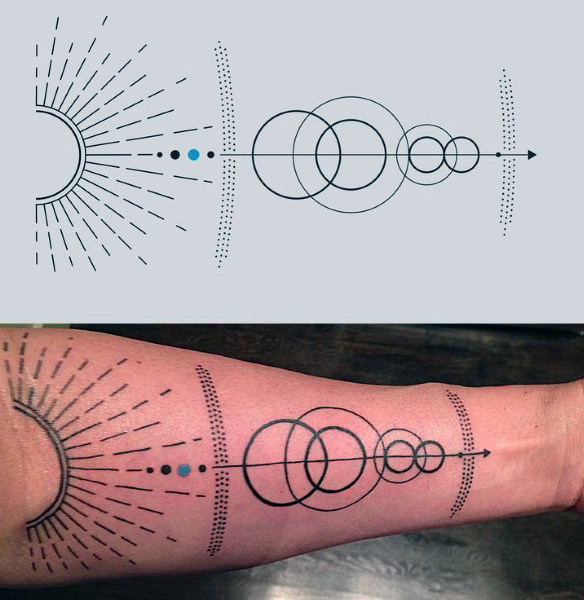 tatuaje sistema solar 37