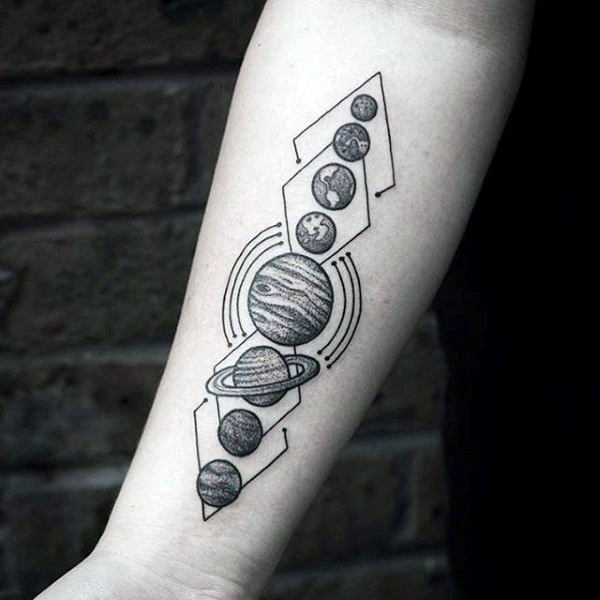 tatuaje sistema solar 49