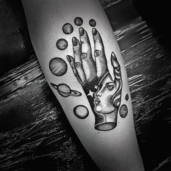 tatuaje sistema solar 57